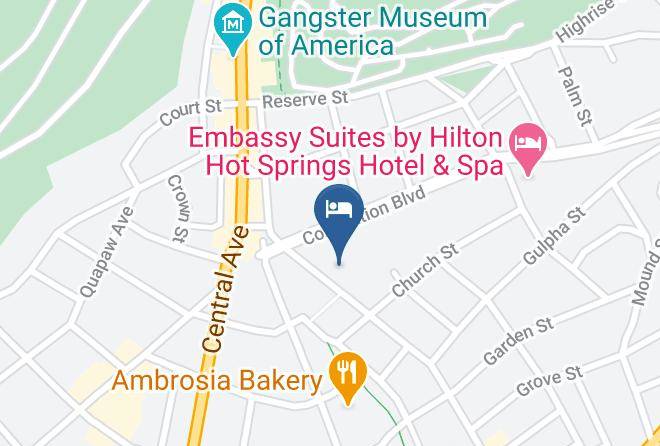 Garland - The Hotel Hot Springs Maps