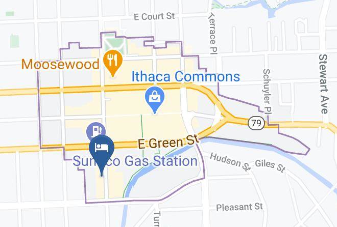 The Hotel Ithaca Map