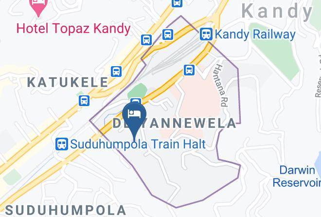 Kandy - The Hotel Kandy Kandyan Holiday Center Maps