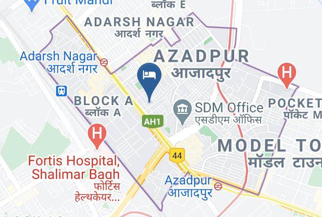 New Delhi - The Hotel New Mayur Maps