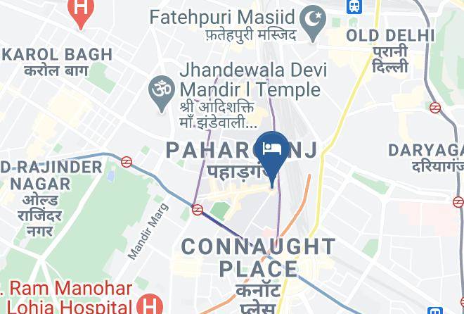 Paharganj - The Hotel New Sameer Maps