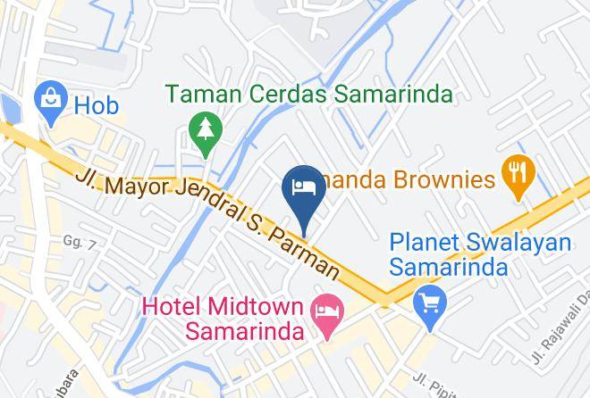 Samarinda - The Hotel Maps