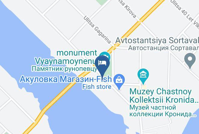 Sortaval Skiy Rayon - The Hotel Seurahuone Maps