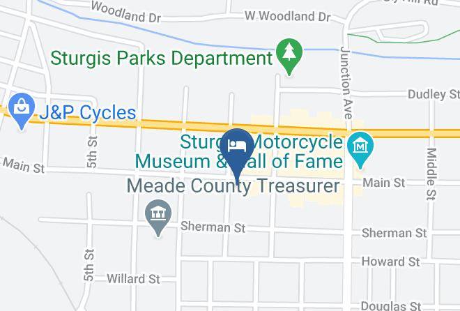 The Hotel Sturgis Map