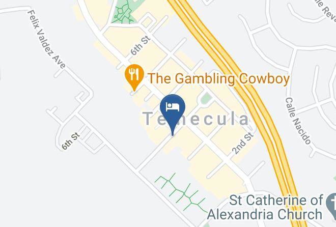 The Hotel Temecula Map