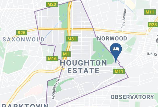 City Of Johannesburg - The Houghton Hotel Maps