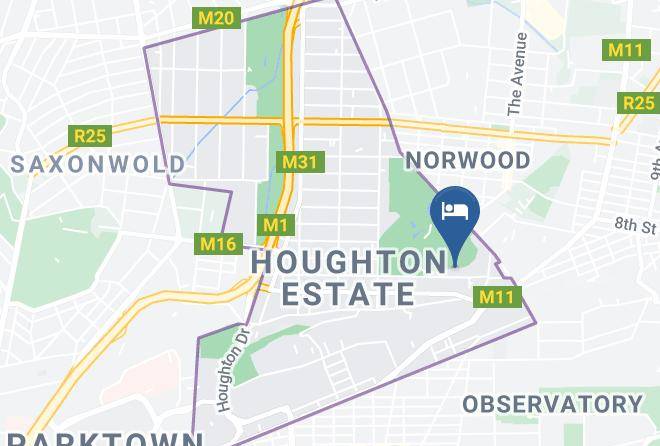 City Of Johannesburg - The Houghton Skyline Maps