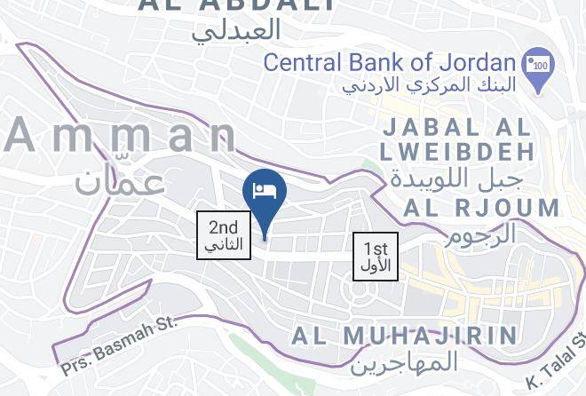 Amman - The Great Top Castle Hotel Maps