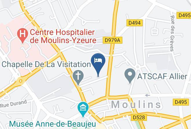 Allier - La Maison De Gisele Maps