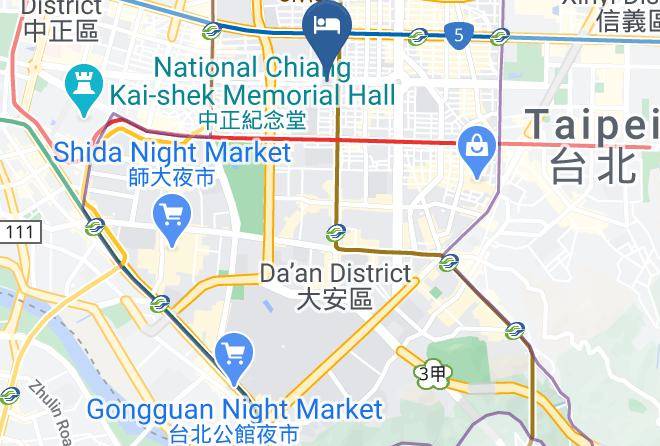 Da An District - The Howard Plaza Hotel Taipei Maps