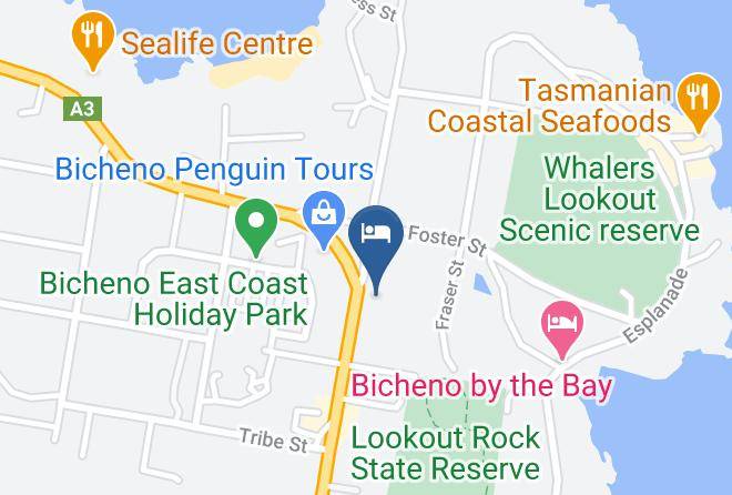 Glamorganspring Bay - The Hub Bicheno Maps