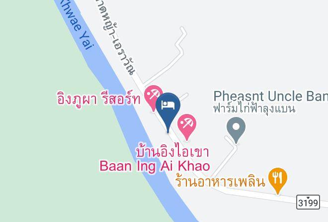 Amphoe Si Sawat - The Hub Erawan Resort Maps