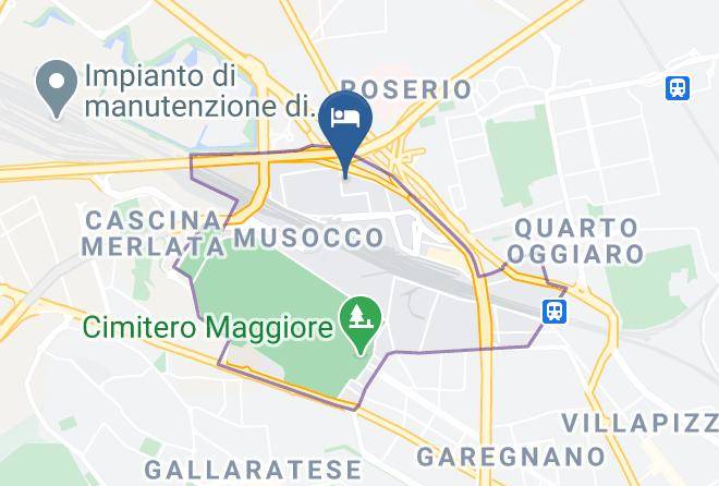 Milan - The Hub Hotel Maps