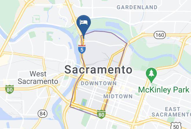 Sacramento - The Hub Sacramento Hotel Maps