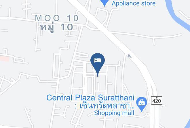 Amphoe Mueang Surat Thani - The Hub Suratthani Hotel Maps