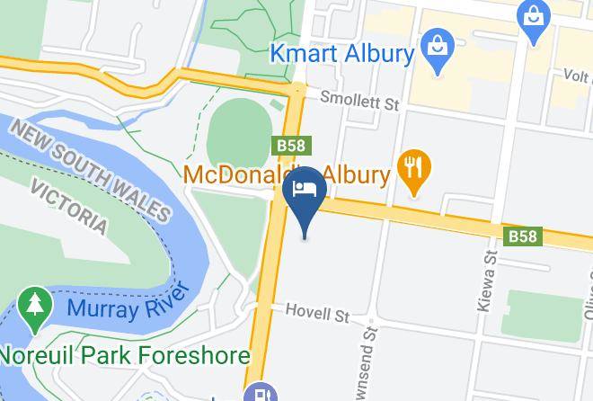 Albury - The Hume Inn Motel Maps