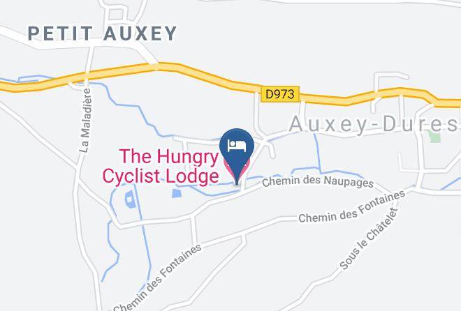 Cote D Or - The Hungry Cyclist Lodge Maps