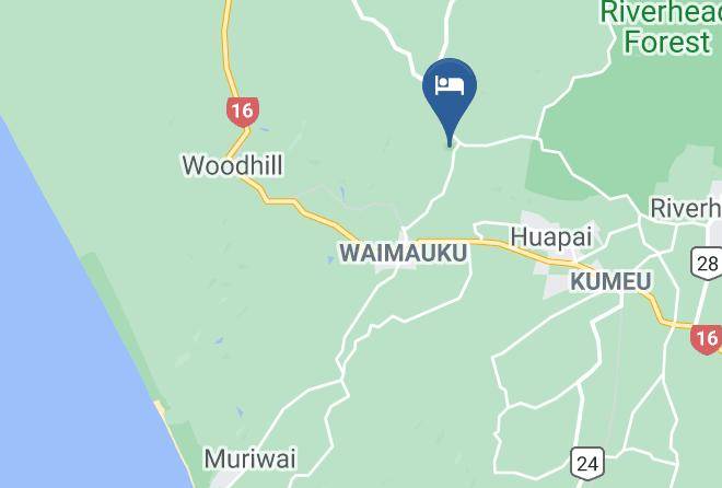 Waimauku - The Hunting Lodge Winery & Restaurant Maps