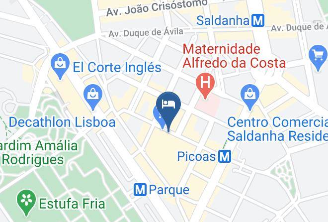 Lisbon - The Hygge Lisbon Suites Picoas Maps