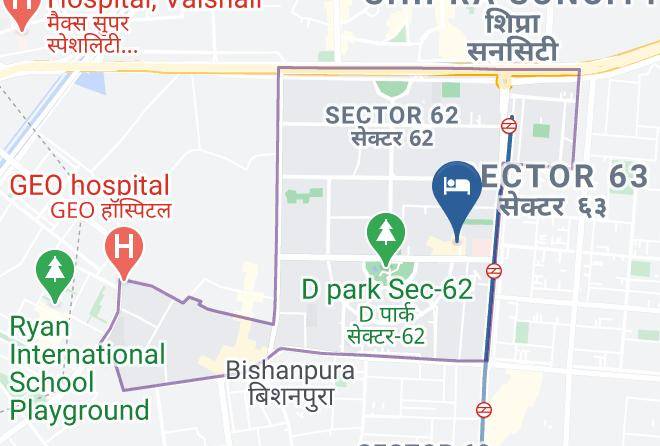 The Icon Hotel Noida Map