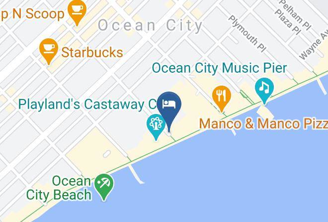 Cape May - The Impala Suites At Shorebreak Resorts Maps