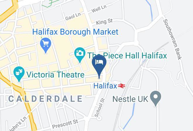 Calderdale - The Imperial Crown Hotel Halifax Maps