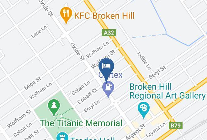 Broken Hill - The Imperial Fine Accommodation Maps