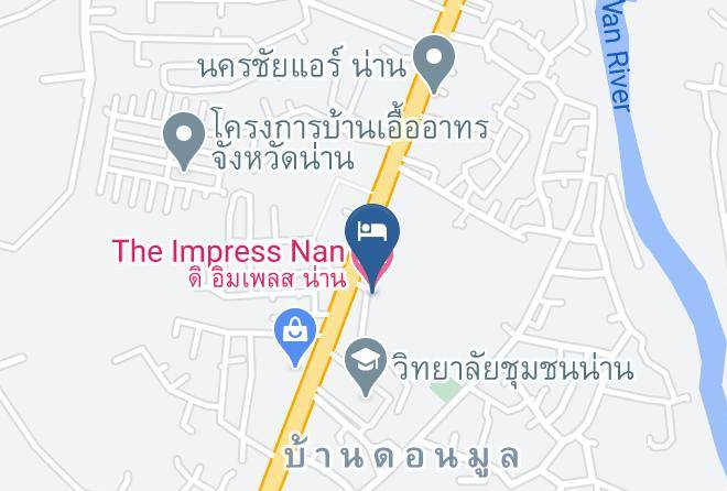 Amphoe Mueang Nan - The Impress Nan Hotel Maps
