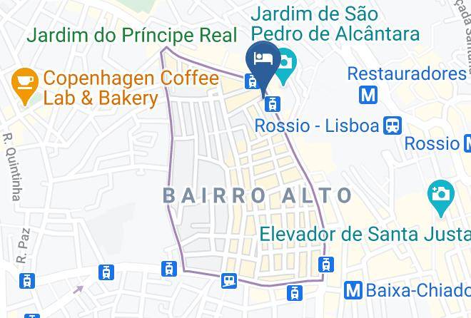 Lisbon - The Independente Suites & Terrace Maps