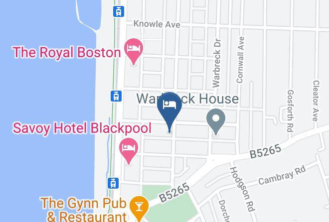 Blackpool - The Inglewood Hotel Blackpool Maps