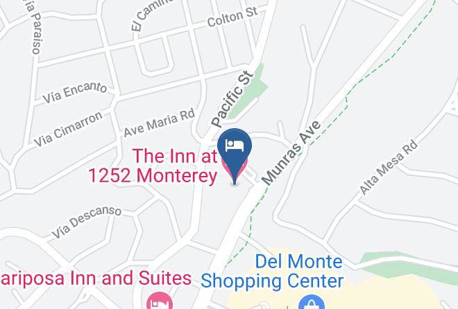 Monterey - The Inn At 1252 Monterey Maps