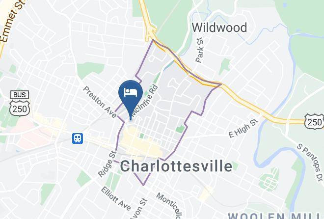 Charlottesville City - The Inn At 400 West High Maps