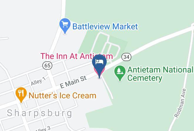 The Inn At Antietam Map