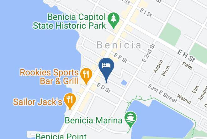 Solano - The Inn At Benicia Bay Maps