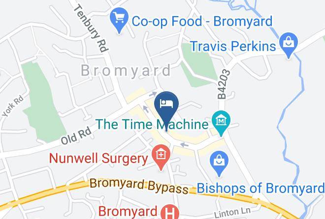 Herefordshire - The Inn At Bromyard Maps