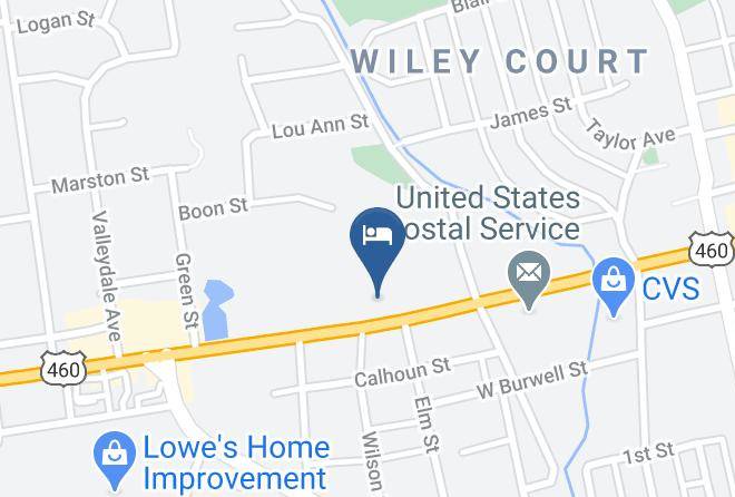 The Inn At Burwell Place Inc Map