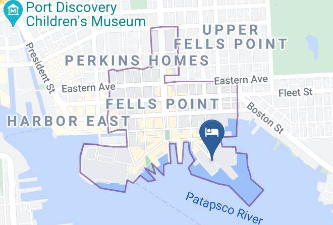 Baltimore City - Inn At Henderson's Wharf Maps