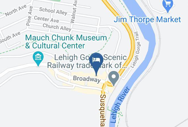 The Inn At Jim Thorpe Map