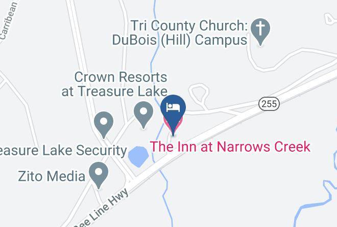 Clearfield - The Inn At Narrows Creek Maps