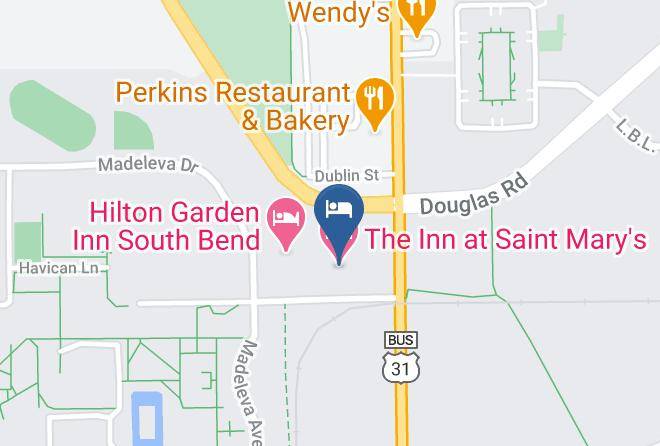 The Inn At Saint Mary's Map