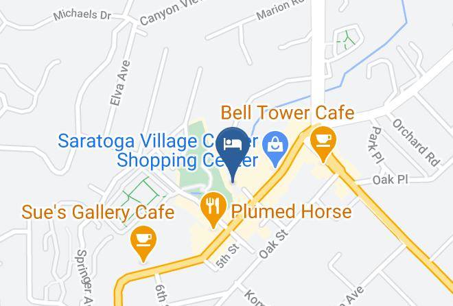 Santa Clara - The Inn At Saratoga Tapestry Collection By Hilton Maps