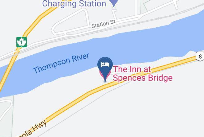 The Inn At Spences Bridge Map - British Columbia - Thompson Nicola