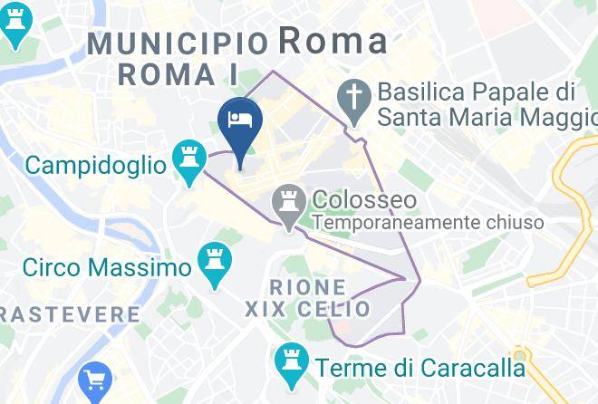 The Inn At The Roman Forum Map