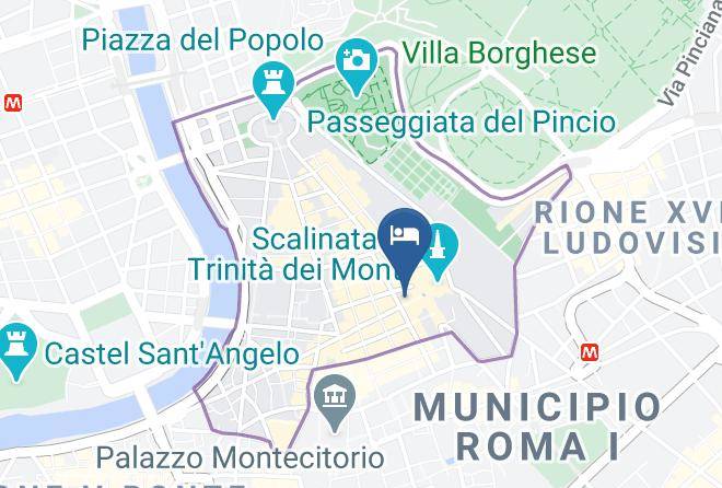Rome - The Inn At The Spanish Steps Maps