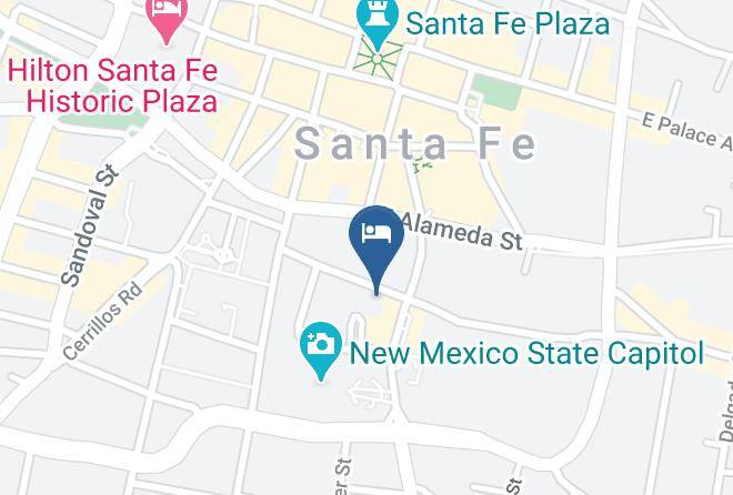 Santa Fe - The Inn Of The Five Graces Maps