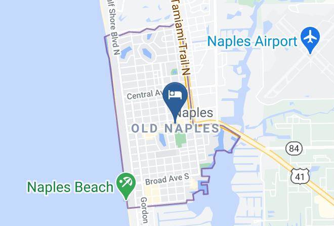 The Inn On Fifth Map