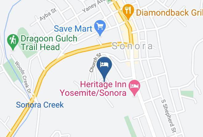 Tuolumne - The Inn On Knowles Hill Bed And Breakfast Hotel Maps