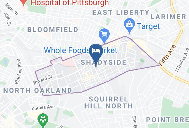 Allegheny - The Inn On Negley Maps
