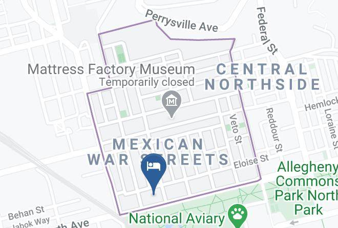 Allegheny - The Inn On The Mexican War Streets Maps