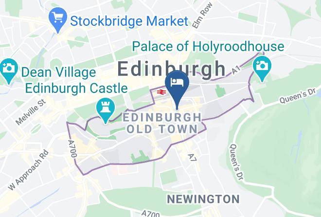Edinburgh City - The Inn On The Mile Maps